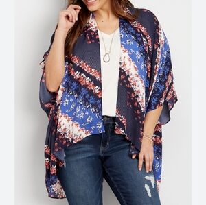 Maurices Lightweight Floral Kimono